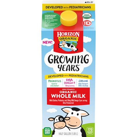 Horizon Organic® Introduces New Growing Years™ Milk