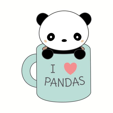 I Love Pandas Kawaii T Shirt Panda Bear Baseball T Shirt Teepublic