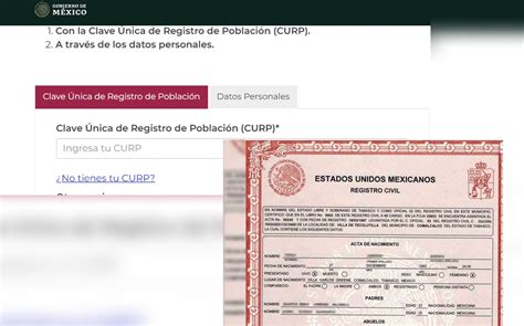 Acta de nacimiento en línea Cómo obtenerla y cuánto cuesta Telediario México