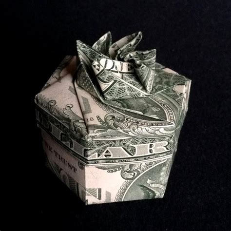 We did not find results for: Gift Box Hexagonal Ring BOX With Lid For Rings Money Origami Made Of Two Real 1 Dollar Bills ...