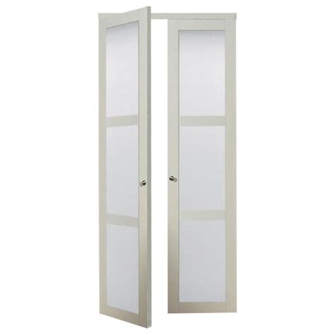 Reliabilt Off White Mdf Pivot Door With Hardware Common 24 In X 80 In