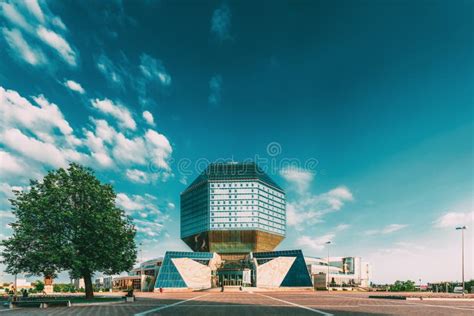 National Library Of Belarus In Minsk Stock Photo Image Of Panorama