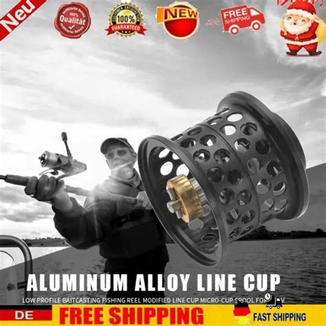 Low Profile Casting Fishing Reel Modified Line Cup For Daiwa Steez