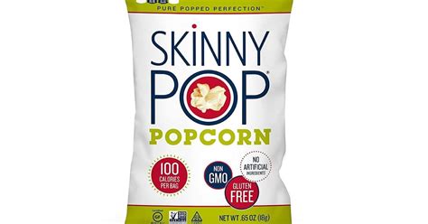 30 Bags 65oz Skinnypop Original Popped Popcorn 100 Calorie Individual Bags Gluten Free