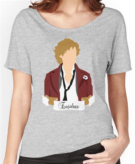 Enjolras Aaron Tveit Les Miserables Relaxed Fit T Shirt By Melissa