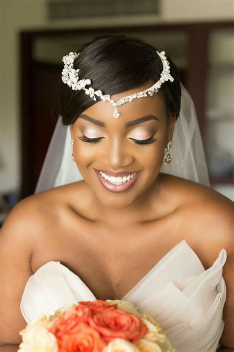 Pin By I Do Ghana On Bridal Makeup Bridal Hair And Makeup Flower Girl Hairstyles Wedding