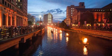 Friday October 7 Partial Lighting Waterfire Providence