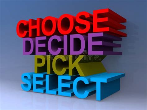 Choose Decide Pick Select Choice Decision Arrow Signs 3d