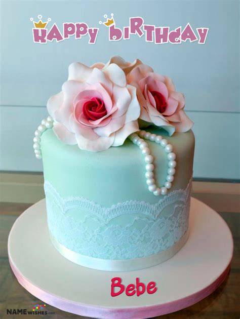 Beautiful Girls Birthday Wish And Princess Cake For Bebe