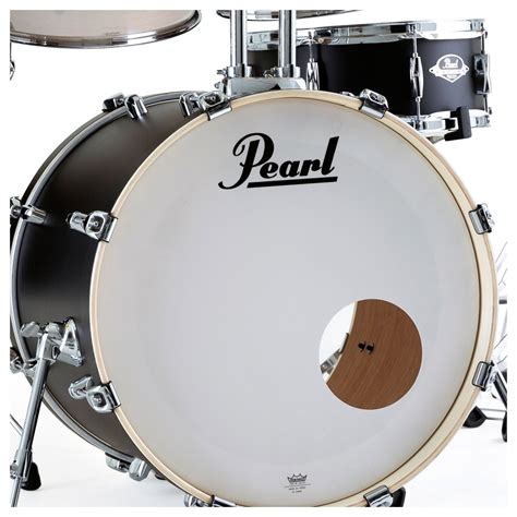 Pearl Export Exx 20 Fusion Drum Kit Satin Shadow Black At Gear4music