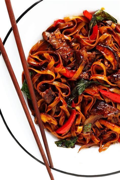 Thai Basil Beef Noodle Stir Fry Gimme Some Oven