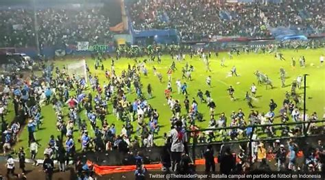 Batalla Campal Deja Muertos En Partido De Futbol En Indonesia