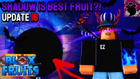 Shadow Fruit Is The Best Fruit In Blox Fruits Update 16 Roblox Youtube