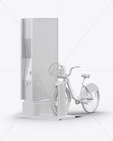 bike delivery box mockup yellow images object mockups