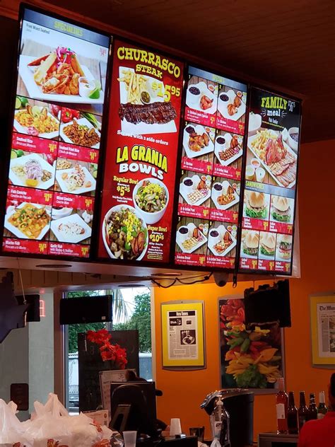 Menu at La Granja Restaurant, Palm Beach Gardens, Northlake Blvd