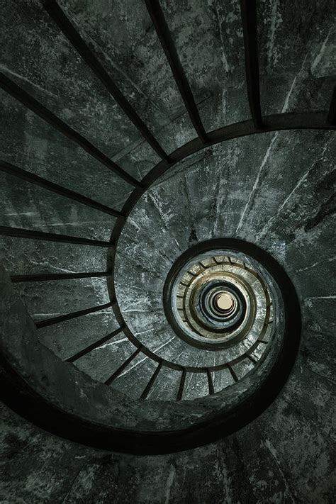 Dark Spiral Staircase Photograph By Jaroslaw Blaminsky Fine Art America