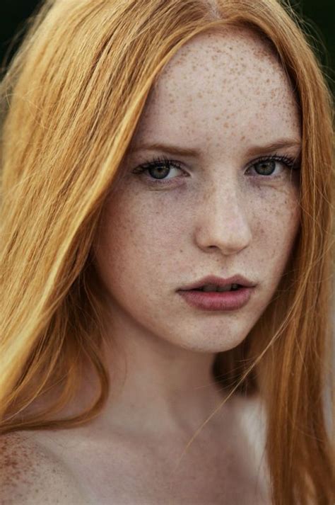 Gingerattack Beautiful Freckles Red Hair Woman Redheads