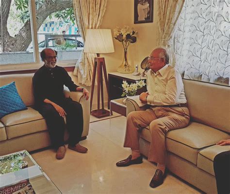 Dato' seri najib tun razak; Najib Bertemu Rajinikanth Sempena Lawatan Rasmi - MYNEWSHUB