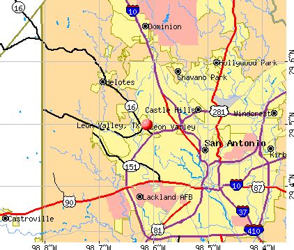 Leon Valley Texas Tx Profile Population Maps Real Estate