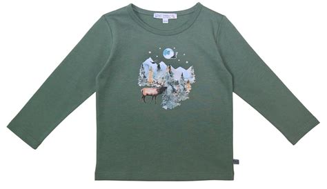 Shirt Mit Walddruck In Waldgrün Enfant Terrible Gmbh