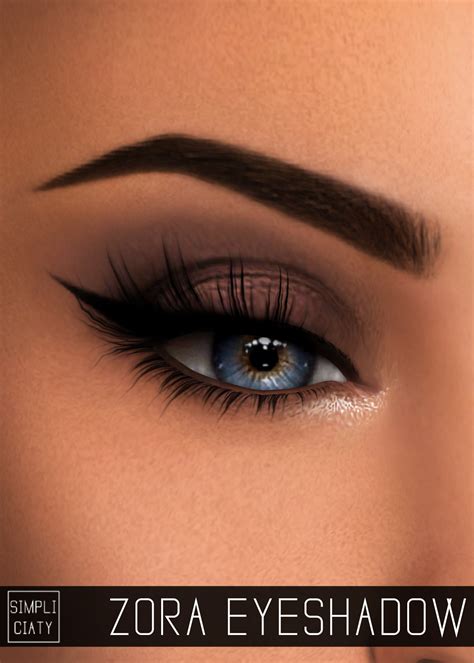 Zora Eyeshadow Sims 4 Cc Makeup Natural Eyeshadow Sims 4