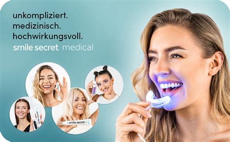 Amazonde Smile Secret Medical Zähne Bleaching Set Für Deine