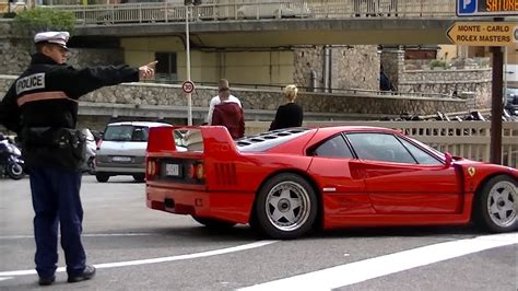 It is powered by a. Ferrari F40 stopped by Police in Monaco | Start up, acceleration and driving sound! - YouTube