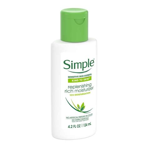 Buy Simple Kind To Skin Replenishing Rich Moisturizer 42 Fl Oz 124 Ml