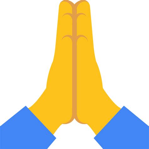 Pray Emoji Praying Hands Png Emoji Free Transparent P