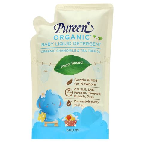 Pureen Organic Baby Liquid Detergent 600ml Tops Online