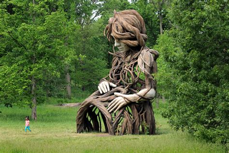 Daniel Poppers Incredible Sculptures Invade The Morton Arboretum