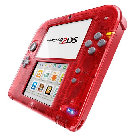 Nintendo 2ds Rouge Transparent Occasion 3ds