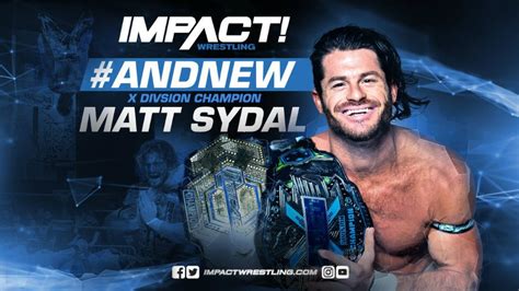 Matt Sydal Se Convierte En Doble Campeón En Impact Wrestling
