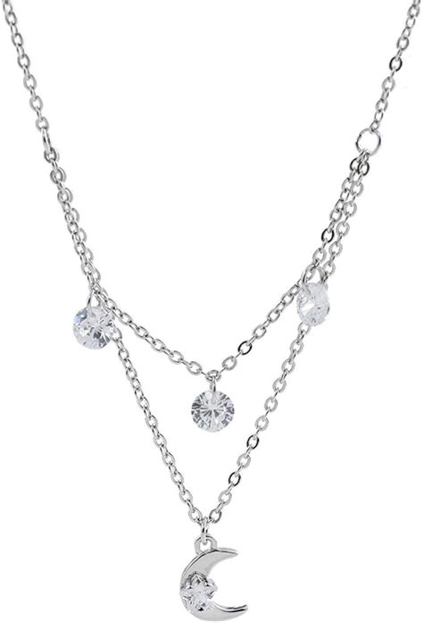 Clavicle Chain Necklace 925 Sterling Silver With Hand Charm