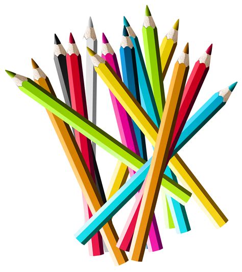 Colored Pencils Clipart Artofit