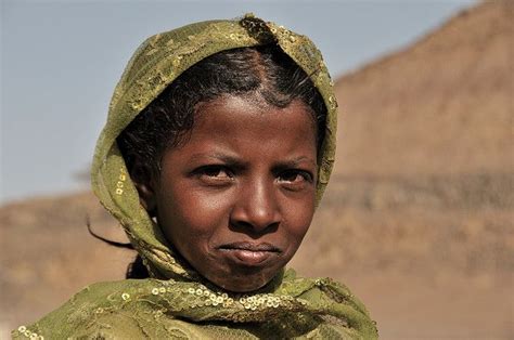 Bisharin Girl Bayuda Desert Sudan Beja Africa The Beautiful Country