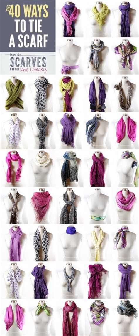 40 Ways To Wear Your Winter Scarf Fashion Style Ways To Tie Scarves