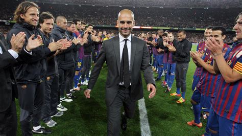 Tenth Anniversary Of Josep Guardiolas Arrival As Fc Barcelonas First