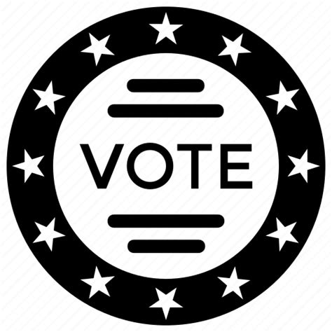 Democracy Election Vote Vote Logo Voting Badge Icon