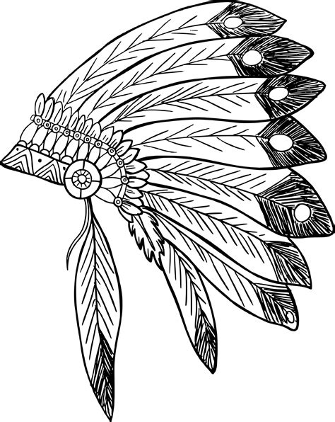 Headdress Drawing Free Download On Clipartmag