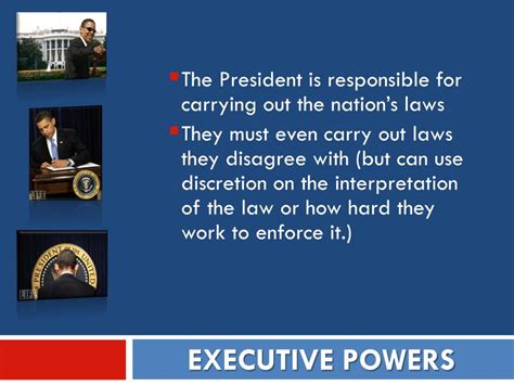 Ppt Powers Of The President Powerpoint Presentation Free Download