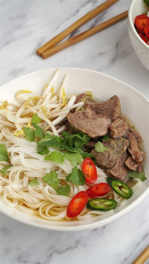 Chinese Beef Noodle Soup Khin S Kitchen Noodle Soup Recipes