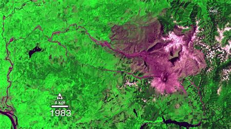 Landsat Tracks Mount St Helens Recovery Youtube
