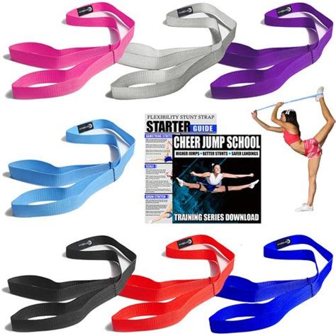 Flexibility Stunt Strap Helps Cheerleaders Dancers And Gymnasts Increase Flexibility Helps