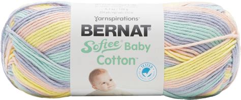 Bernat Softee Baby Cotton Yarn Candy Colors Variegated Walmart Canada