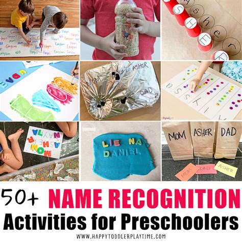 50 Name Activities For Preschoolers Happy Toddler Playtime