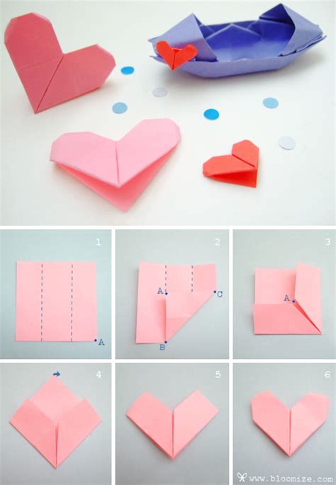 Another Sweet Origami Heart ⇆ Bloomize