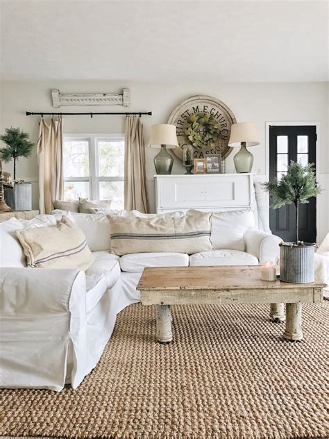 Get inspired with farmhouse, living room ideas and photos for your home refresh or remodel. White Cottage Farmhouse