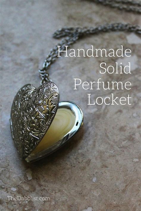 Handmade Solid Perfume Locket The Dabblist