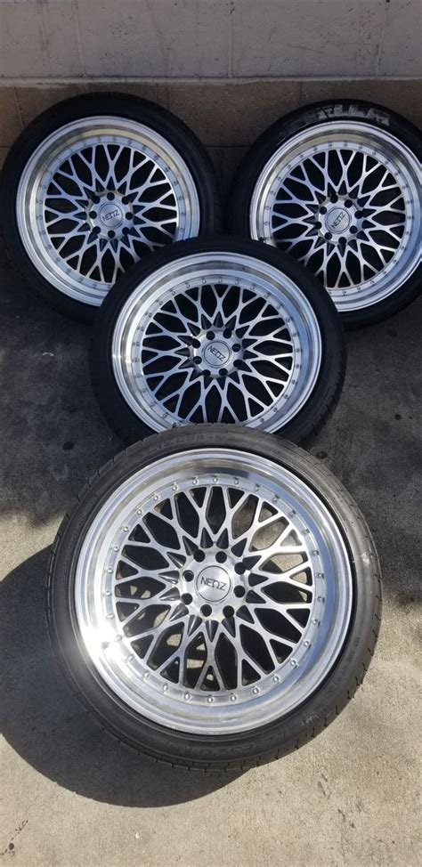 18 Inch Neoz Racing Rims 4 Lug Universal 4x100 And 4x1143 For Sale In
